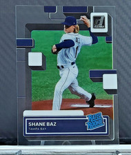 Shane Baz 2022 Clearly Donruss RATED ROOKIE #54 - Rays RC
