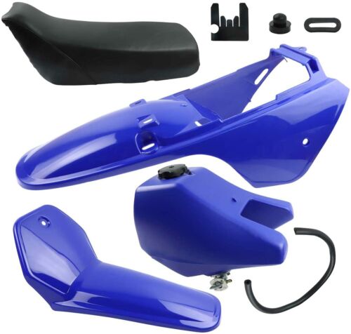 BLUE Plastics Cover Fender Fairing Seat Fuel Tank For Yamaha PEEWEE 80 PW80 PY80 - Picture 2 of 5