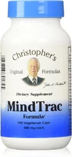 Dr. Christopher's Original Formulas MindTrac Herbal Capsules, 100 Count