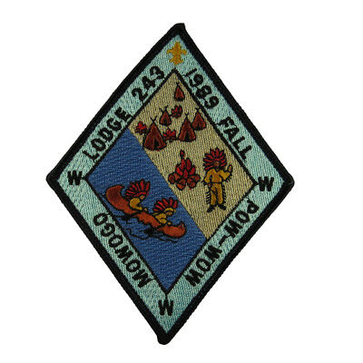 Mowogo Lodge 243 Northeast Georgia GA 1989 Fall Pow-Wow Patch BLK Bdr (SA993)