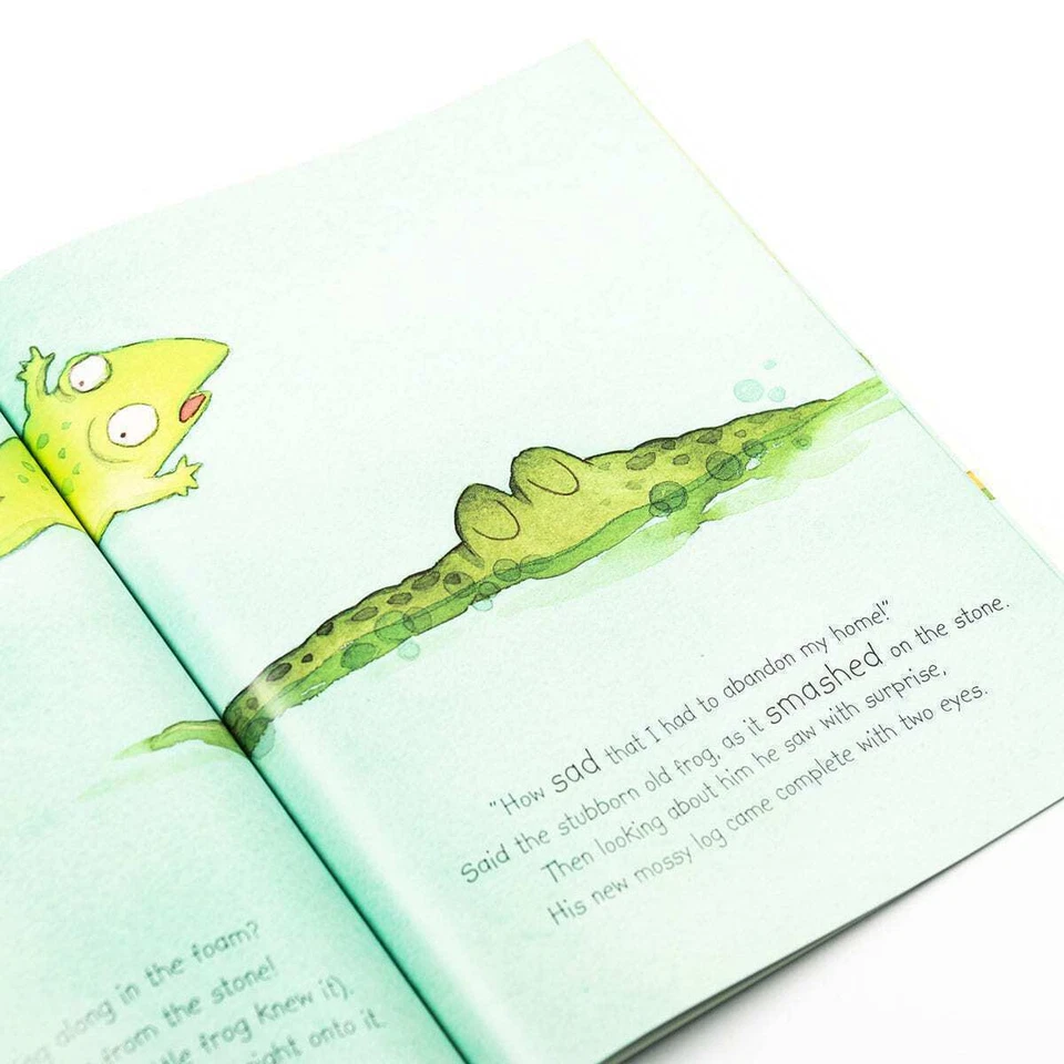 Bedtime Story & Picture Book Frog On The Log Animal Childrens Reading. - Image 2 of 4