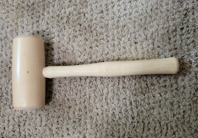C.S. Osborne Barrel Shaped Hickory Mallet #89.5 Size 3 (2-1/4'' Diameter)  USA
