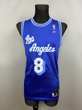KOBE BRYANT LOS ANGELES LAKERS NBA BASKETBALL JERSEY 1965-66 HWC REEBOK SIZE M