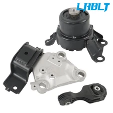 LABLT 3PCS Engine Motor & Auto Transmission Mount For 2014-2020 Honda City Fit