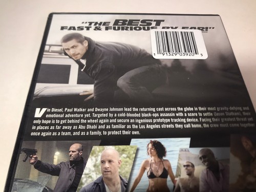 Furious 7 - Vin Diesel Dwayne Johnson Fast and Furious DVD New SEALED - Picture 7 of 12