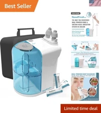 Premium Bundle – Dual Powered Nasal Irrigation System – Sinus Decongestant Re...