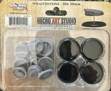 Micro Art Studio Bases: Wraithstone 10x30mm U...