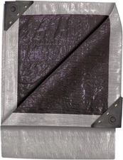 TEKTON 10' x 10' Double Duty Tarp Two-Layer Laminated Polyethylene UV Shield