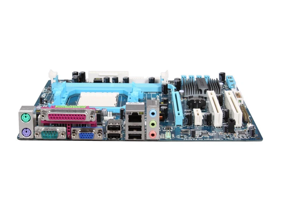 GIGABYTE GA-M68M-S2P NVIDIA GeForce 7025 Socket AM3/AM2+/AM2 mATX Motherboard - Image 3 of 4