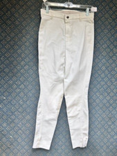 Dressage Devon Aire Ladies *BREECHES WHITE *Sz 30L VGC RIBBED