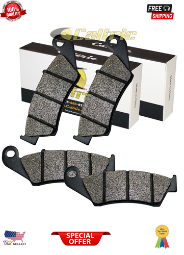 Caltric Pastillas De Freno Delanteras Traseras Compatibles Con Honda Trx700 Trx-700 Trx 700Xx Trx-700Xx 2008-2011 - Foto 6
