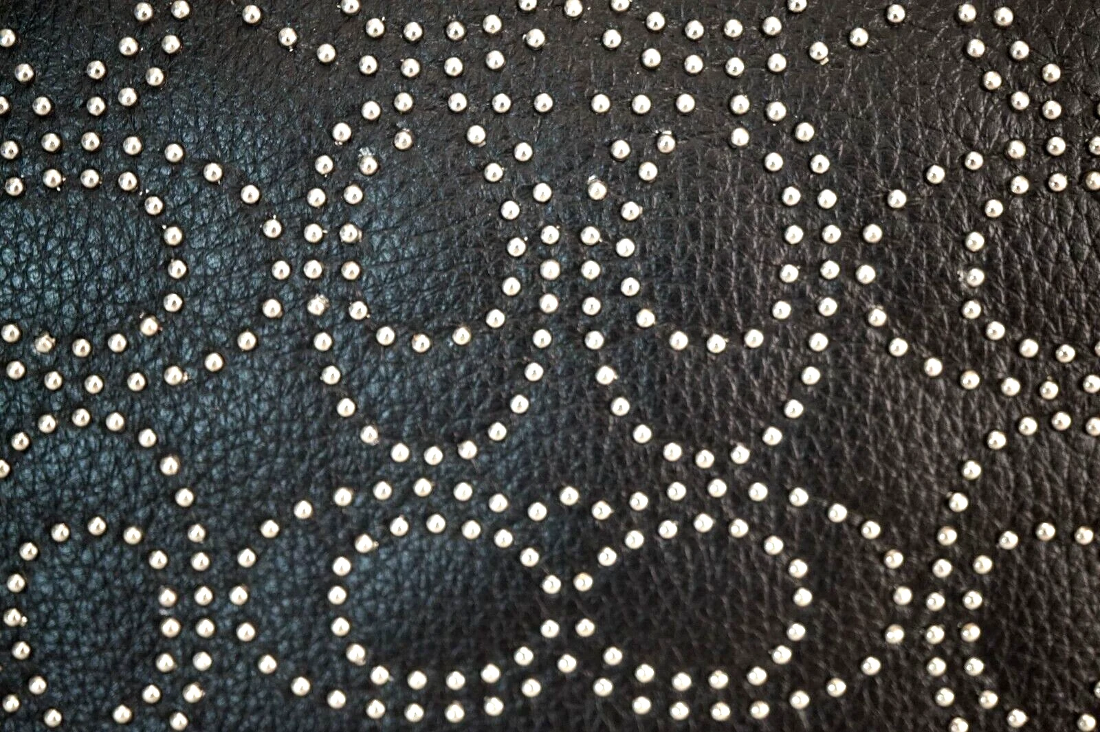 Borsa a tracolla Coach Klare CX260 Sig Rivets Conv nuova con etichette X Body in pelle NERA argento