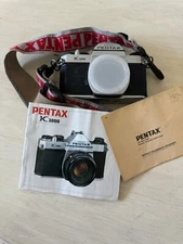 Pentax K1000 35mm-Works-Good Condition - Battery Tested - Albinar Zoom Lens READ