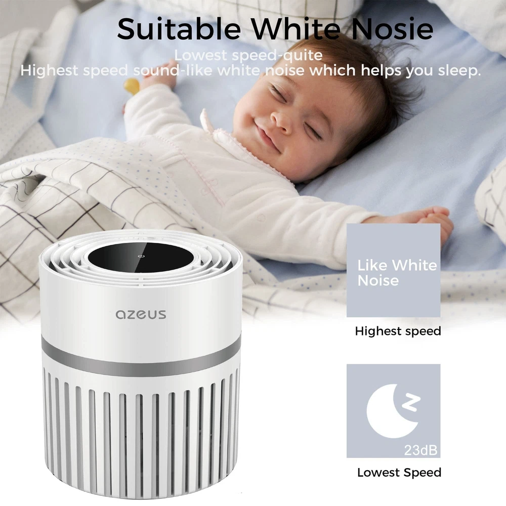 Air Purifier for Large Room With High CARD Rate, Portable Desktop Air Purifie...