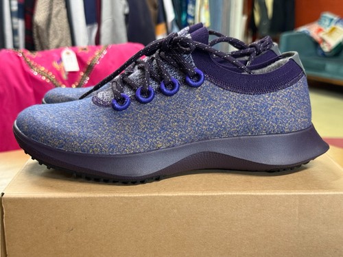 Allbirds Wool Dasher Mizzle Low Comet (Dark Purple) Trail Running Shoe Mens 8.5 - Picture 3 of 8