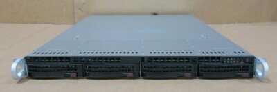 Supermicro 1HE CSE-815 X10SLM+-LN4F E3-1270v3 16GB Ram 4x HDD Bay LSI RAID Server