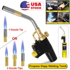 Propane Torch Head Trigger Start Mapp/Map Gas Welding Torch Push Button Igniter