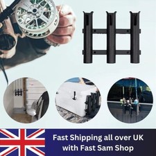 3 Tube Boat Fishing Rod Holder Boat Marine Mount Rack For Yacht Kayak Plastic