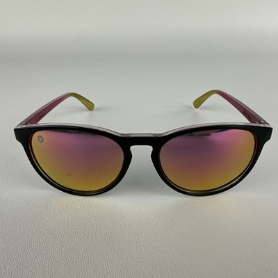 Knockaround Mai Tais Sunglasses Polarized Black Frame Purple Gold Lenses