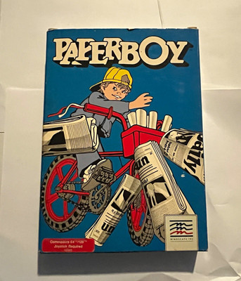 Mindscape Paperboy (Commodore 64/128) 1985 Arcade Game Complete w/ Manual