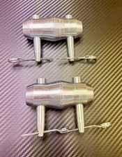 Double Ended Conical Coupler square truss fits F31,F32,F33,F34 pin clips 2ea.