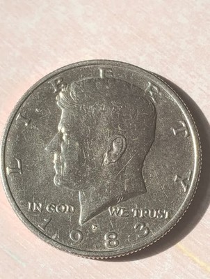 1983-D Kennedy Half Dollar   Circulated   Clean Details   Album Filler Offered
