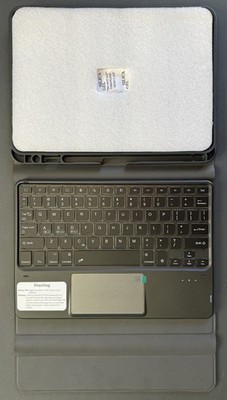 Backlit Keyboard Case for iPad Pro 11 / Air 10.9   Bluetooth, Trackpad Open Box