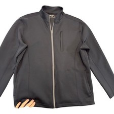 UNTUCKit Full Zip Performance Track Jacket Bl...