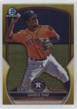 2023 Bowman Draft Chrome Yellow Refractor 70/75 Camilo Diaz #BDC-129 03j5