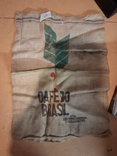 Cafe Do BRASIL Coffee Sack Bag Brazil Wall Hanging Crafts Decor