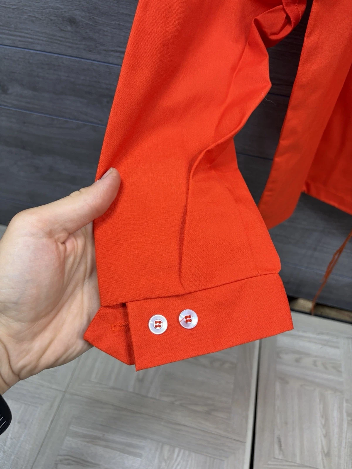 Vintage Swingster USA Made Golden Harvest Farming Jacket Men Medium Orange Ag - product detail image 15