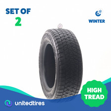 Set Of 2 Used 23565r17 Bridgestone Blizzak Dm-v2 108s - 8.532 Set Of 2 Used 23565r17 Bridgestone Blizzak Dm-v2 108s - 8.532