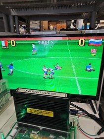Neo Geo Cup 98 MVS SNK Cartridge - (100% Authentic Board) Shockbox *Tested*