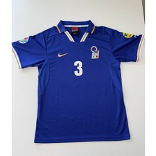 Vintage 1996 Nike Italy Maldini #3 Euro 96 Jersey – XL – Made in UK