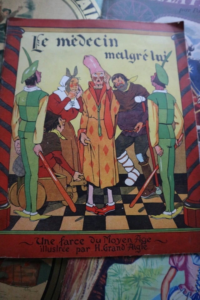 lot de 5 anciens livres pour enfants BLANCHE NEIGE LA FONTAINE ILE AU TRESOR - Photo 2/4