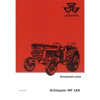 Massey Ferguson Schlepper MF165 - Traktor Ersatzteilliste Ersatzteilekatalog