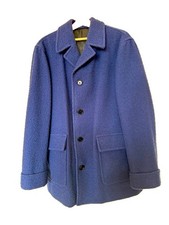 The Armoury Casentino Tokyo Coat Dark Blue Wool Size 52 Made in Japan