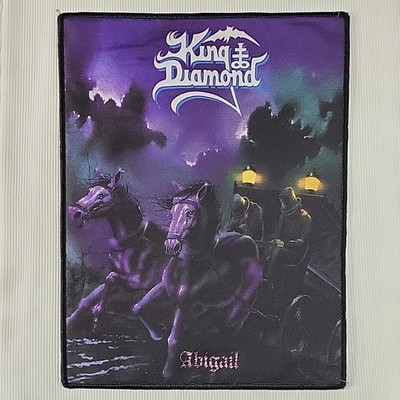 KING DIAMOND Abigail BACK PATCH BIG Printed Band Logo
