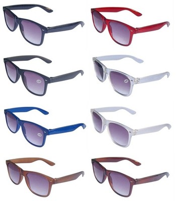 Sonnenleser getönte klassische graue Gläser mit Farbverlauf Unisex 8 Farben Retro TN49SR