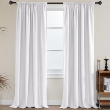 H.Versailtex 100 Blackout Curtains For Bedroom Thermal Insulated Rod Pocket