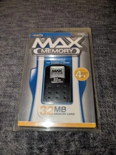 2006 Datel Max Memory Card 32 MB for Sony Playstation 2 New Old Stock Sealed