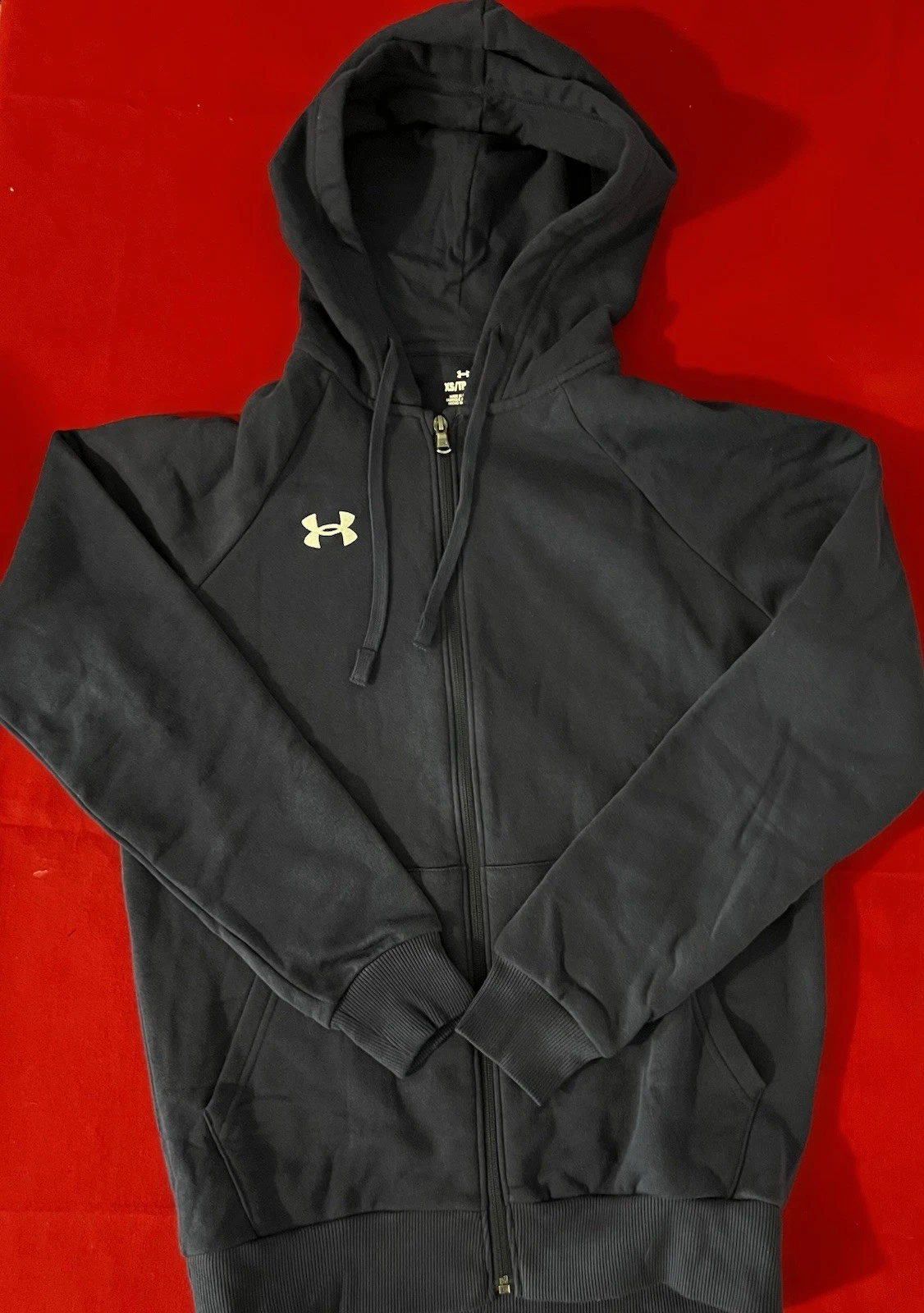 Under Armour Men's Hoodie Sweatshirt Size XS Loose Fit Midnight Navy Blue NWT A