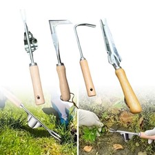 4x Long Handle Weed Puller Tool Stainless Steel Stand Up Weeder for Garden