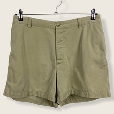 Vintage Gap Button Fly Khaki Shorts Size 14 High Rise Waist Mom Fit 4" Inseam