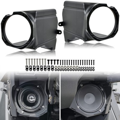SAUTVS Under Dash Speaker Pods Dashboard Speakers Enclosures Holders for Pola...