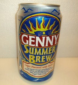 Genesee Genny Summer Brew 12 oz beer can Genesee Brewing Co. Rochester, NY EMPTY