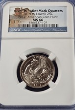 2019 W 25c Lowell West Point Quarter NGC MS 66 Massachusetts