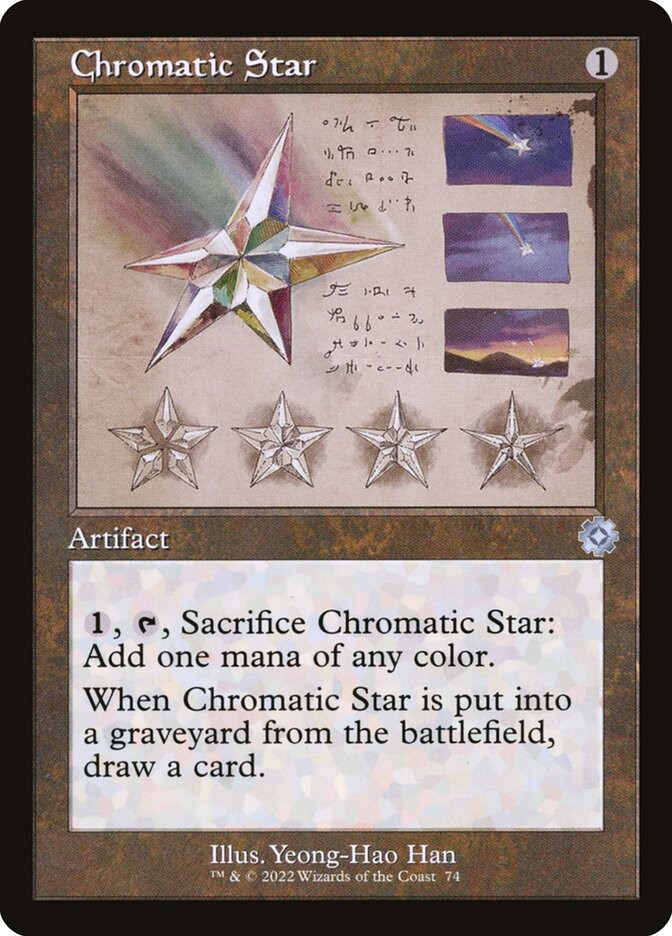 Chromatic Star (074) Schematic The Brothers' War Retro Artifacts BRR MTG Magic