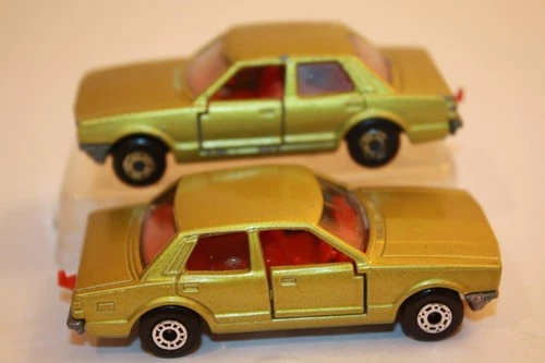 Two (2) 1979 Vintage Matchbox / Lesney Superfast Ford Cortina Cars #55