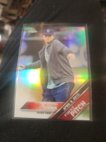 Tony Hawk #FPC-9 2016 Topps Chrome First Pitch card